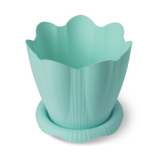 Горшок "Эдельвейс" 5.3л Д=24см с поддоном