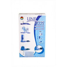 LINE PLUS Полка для ванной комнаты бел(уп 12 шт)