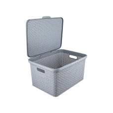 Ящик 30л "Артлайн" с крышкой 460*345*245мм