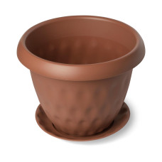 Горшок "Розетта" 0,9л Д140 с поддоном