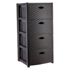 Комод СТИЛЬ РОТАНГ  (4 секции)