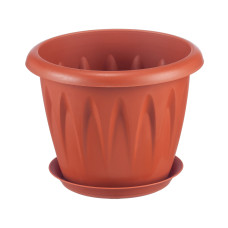 Кашпо АЛИЦИЯ с поддоном D200мм 2,6л