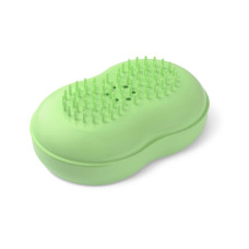 Мыльница закрытая "Вояж" со щеткой