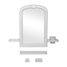 Набор для ванной комнаты "Лира" (снежно-белый) 350*531мм