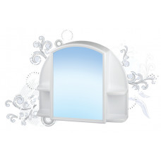 Шкафчик зеркальный Орион (снежно-белый)