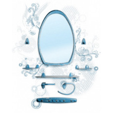 Набор для ванной комнаты "Беросси 70" (светло-голубой) ...