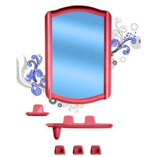 Набор для ванной комнаты "Беросси 46" (рубин перлам)352...