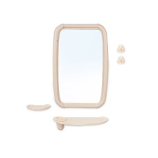 Набор для ванной комнаты "Оптима" (слоновая кость) 346*515мм