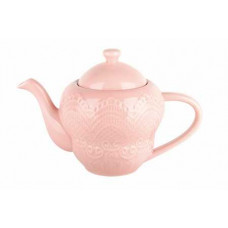 Чайник 750мл Кружево розовое
