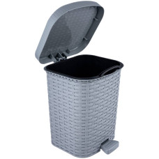 Контейнер для мусора педальный 12л АРТЛАЙН (без вкладыша)