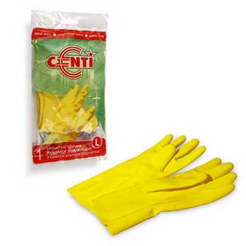 Перчатки резиновые CENTI универсальные L