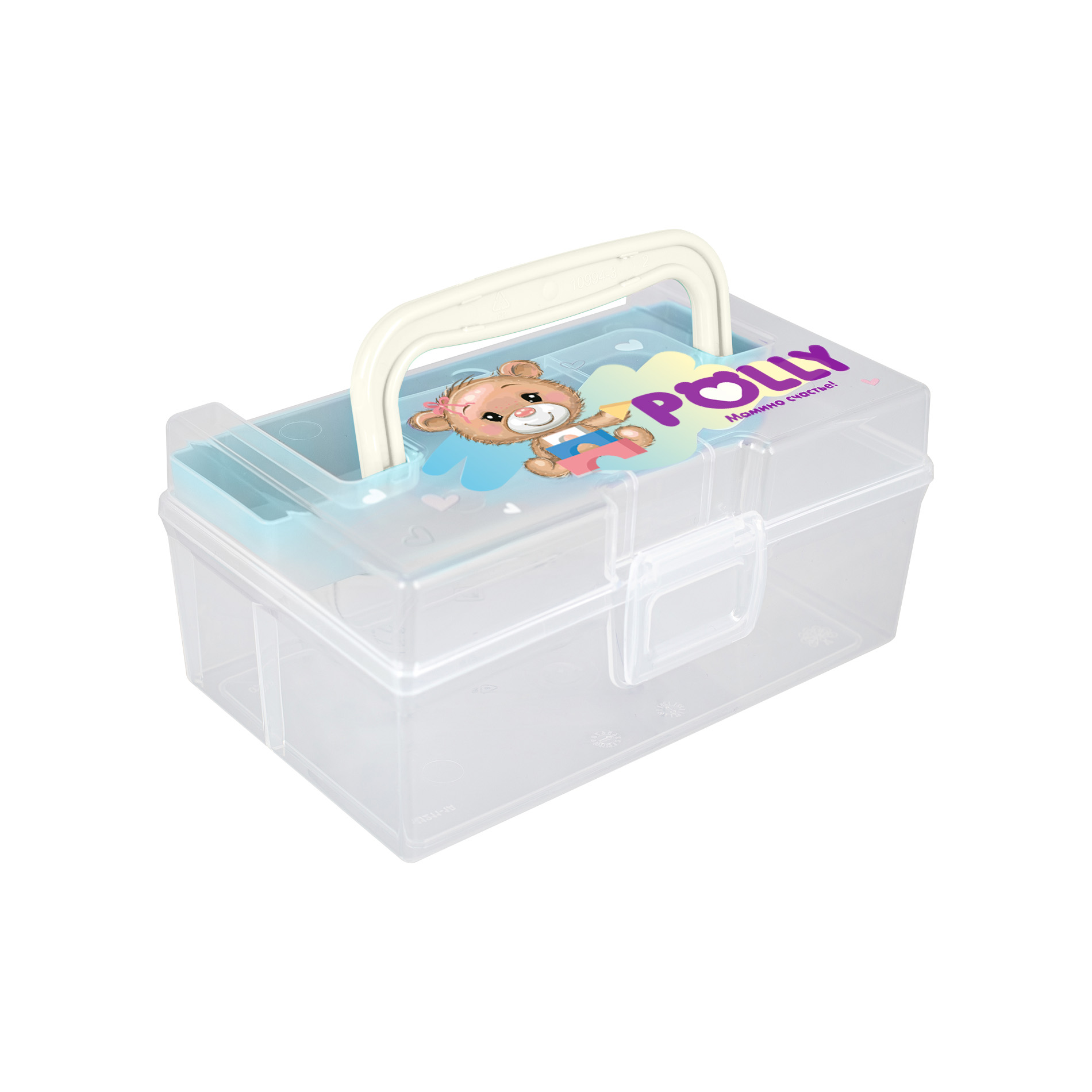 Контейнер для детской дорож. аптечки 0,8л POLLY с вкладышем Контейнер для детской дорож. аптечки 0,8л POLLY с вкладышем