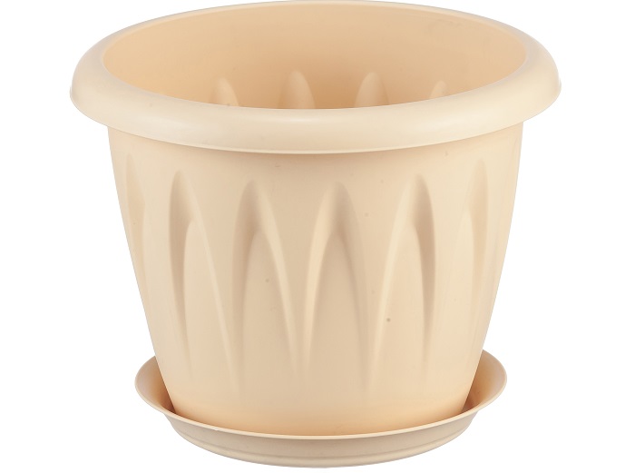Кашпо АЛИЦИЯ с поддоном D180 мм 2л