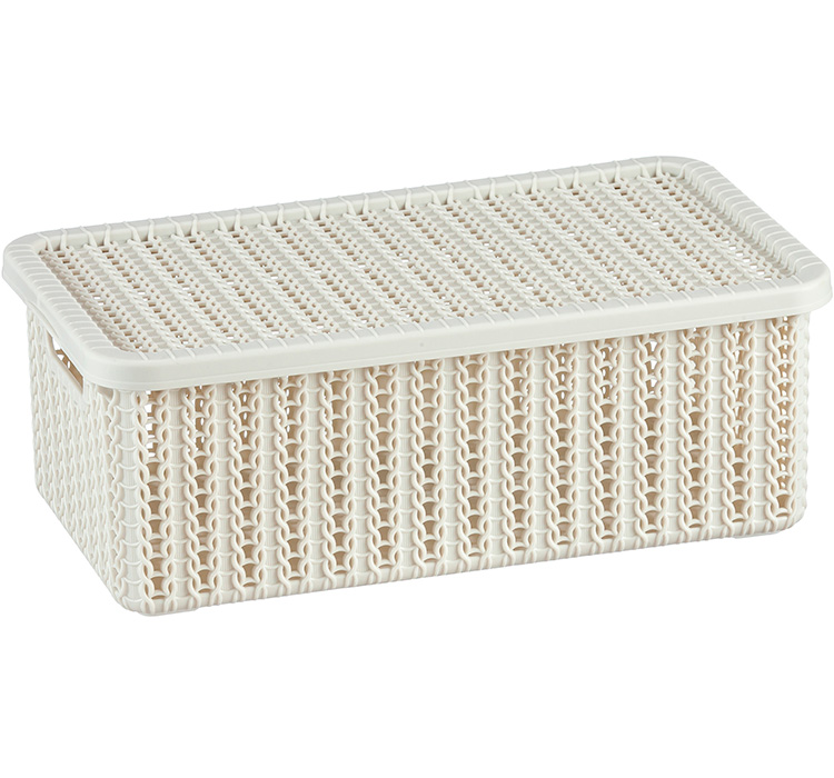 Коробка ВЯЗАНИЕ 3л с крышкой