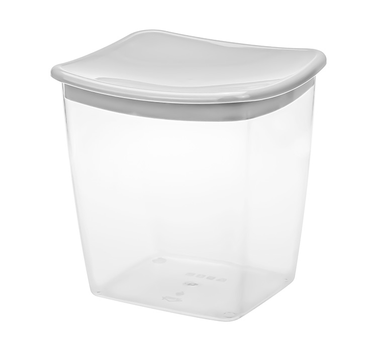 Емкость для сыпучих продуктов квадратная 1л Емкость для сыпучих продуктов квадратная 1л